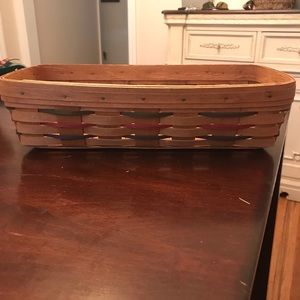 Longaberger 1992 basket with blue/red/green